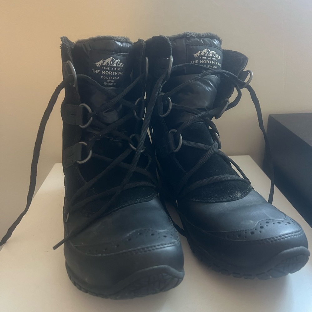 The North Face Black Lace-Up Boots